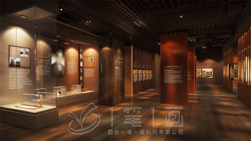 文昌大學校史館展廳, 校史館設計效果圖, 校史館內容設計, 校史館展覽設計, 校史館互動體驗